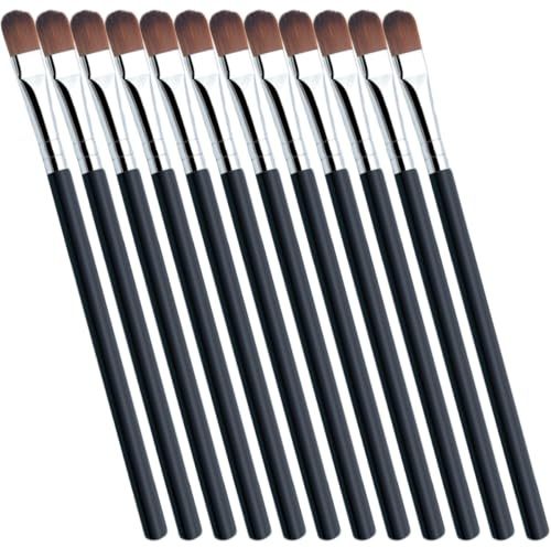 VILLFUL 25 Piezas Pinceles de Maquillaje para Cejas Pincel para Sombras de Ojos y Corrector Herramienta de Maquillaje y Cejas