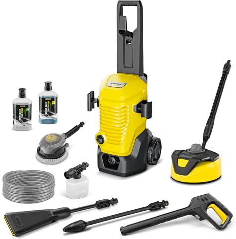 Kärcher high-pressure washer K 4 WCM Flex eco!Booster Car & Home, pressure: max. 130 bar, flow rate: 420 l/h, coverage: 30 m²/h, weight: 11.5 kg, high-pressure hose, eco!Booster, Car & Home Kit
