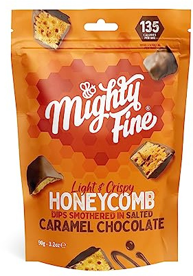 Mighty Fine Salato Caramello a nido d'ape, 90 g