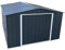 Duramax ECO 10 x 12 (11.68 m2) Metal Garden Storage Shed, Hot-Dipped Galvanized Metal Garden Shed, Tool Storage Shed, Strong Reinforced Roof Structure, Maintenance-Free Metal Shed, Anthracite
