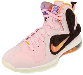 NIKE Lebron 9 IX Herren Basketball-Sneaker Farbe: Rosa/Braun; Größe: EUR 44 | US 10 | UK 9