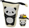 Tsathoggua Canvas Teleskop-Federtasche, Schreibwaren Tasche für Jungen Mädchen, Studenten Federtasche, Federmäppchen Panda, Niedliche Federtasche für Büro Schule