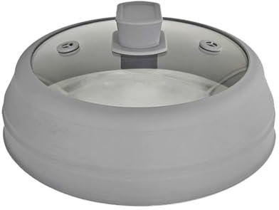 Junterone - Tapa antisalpicaduras para microondas (10,6 pulgadas), tapa plegable para placa de microondas y 27 cm)