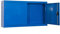 Simon Rack Werkzeugschrank, Werkzeugkiste aus Metall, 550 x 900 x 275 mm, inkl. Schlüssel, 1 Regal, blau, Cabinet Tool