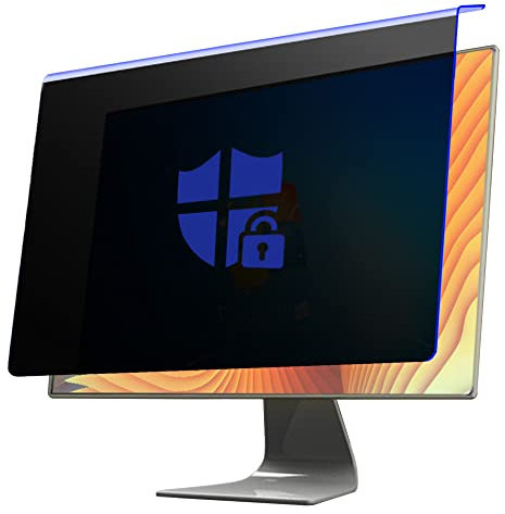 XHSMYXGS Removable 19-24 Inch Computer Privacy Screen, Widescreen Laptop Monitor, Blackout Anti Spy Desktop Security Private Filter (19in/425x277mm)