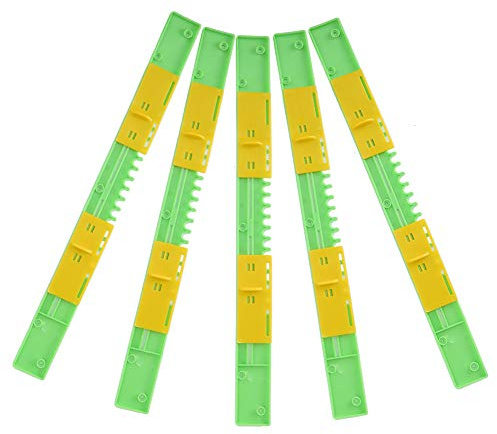 FRELEAN 5pcs Plastique d'abeilles Pardée de Porte | Porte d'entrée de prévention de l'évasion pour l'apiculture | Accessoires de Ventilation de 45 cm Robustes/Couverture de Miel /