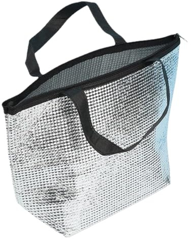 Sacchetti isolati per alimenti, borsa termica per il pranzo, in alluminio, a tenuta stagna, per la consegna da asporto, campeggio, picnic, posto di lavoro, viaggi, casa, scuola, shopping, ecc