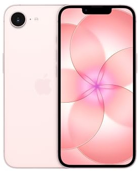 Apple iPhone 17e 512 GB: 6,1-tums Super Retina XDR-skärm, A19-chip, batteri som räcker hela dagen, 48 MP Fusion-kamera – blekrosa