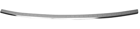 OMAC Rear Bumper Sill Cover Protector for Audi Q7 2007-2015 Stainless Steel Brushed