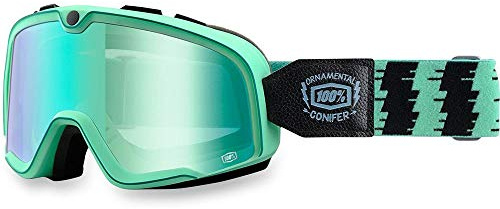 100% Masque Barstow Ornamental Conifer – Lentille miroir vert, multicolore, taille unique