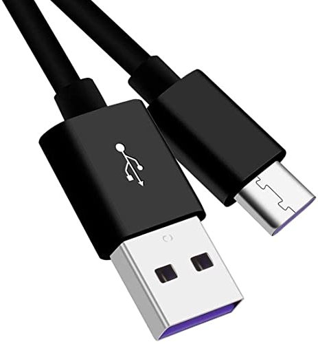 PremiumCord Câble de charge rapide USB-C, 1 m, charge super rapide de 5A, fiche USB 3.1 type C vers fiche USB 2.0, charge rapide et câble de données compatible avec les appareils de type C, noir, 2 m