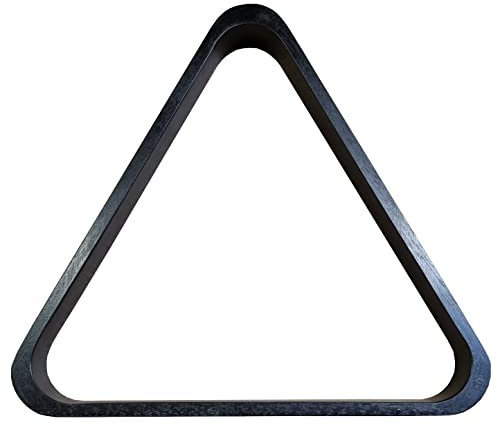John West Triangolo per palline da biliardo da 57 mm, legno nero