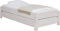 WOODLIVE DESIGN BY NATURE Massivholz Gästebett Stapelbett Twin in Kernbuche weiß (100 x 200 cm) inklusive 2X Lattenrost starr