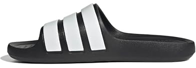 adidas Unisex ADILETTE FLOW SLIDES, core black/ftwr white/core black, 7 UK