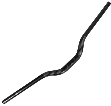 FIFTY-FIFTY MTB Lenker 31,8 Riser, Aluminiumlegierung Fahrradlenker, Mountainbike lenker 31,8mm Durchmesser 780mm Breit (Schwarz, 50mm Rise)