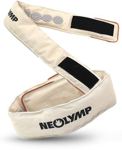 NEOLYMP Akupressur Stirnband – Verstellbar, nachhaltige Materialien – Kopf- und Kiefermassage – Vielseitige Stimulation zur gezielten Anwendung – Akupunktur Kopfmassage