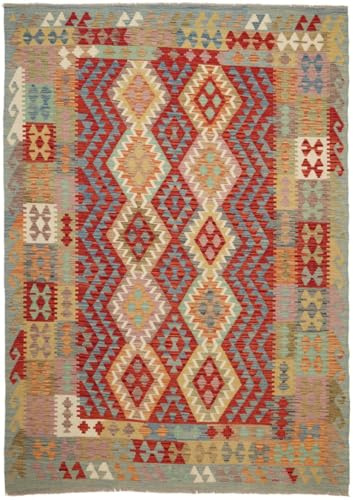 Nain Trading Kilim Afghan 169 x 242 handvävd matta orientalisk matta ull