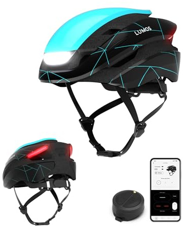 Lumos Ultra Smart Fahrradhelm, anpassbare LED-Lichter vorne und hinten, mit Blinkern, Rennradhelme für Erwachsene: Herren, Damen