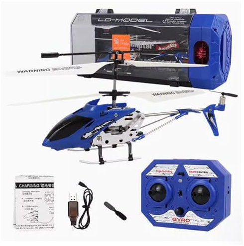 UUE Hubschrauber Ferngesteuert, RC-Hubschrauber, 2.4G Helikopter Ferngesteuert mit LED-Licht, 3.5-Kanal Hubschrauber Spielzeug Kinder, Mini Helikopter Positioniert Höhe Flugzeug Geschenk Kinder Jungen
