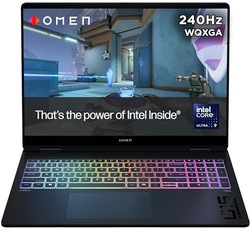 HP OMEN MAX 16 Gaming Laptop | Intel® Core™ Ultra 9-275HX Processor | 32GB RAM | 1TB SSD | NVIDIA GeForce RTX 5080 | 244 Hz VRR 2.5K WQXGA Anti-glare Display | Windows 11 | Fast charge | 16-ah0800sa