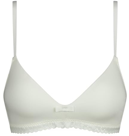 DIM Femme - Soutien-Gorge Triangle Daily Coton | Bonnets Rembourrés | Armatures Invisibles | Style Naturel et Confortable