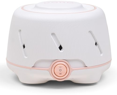 Yogasleep Dohm (White,Pink) The Original White Noise Machine, Relaxing Natural Sound From a Real Fan, Noise Cancelling For Office Privacy, Sleep Aid For Adults & Baby, Travel Size Pink Noise Machine