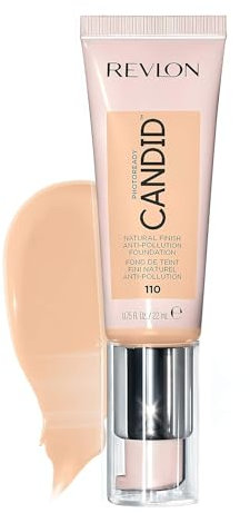 Revlon - Photoready Candid - Base de maquillaje líquida, efecto anticontaminación, con acabado natural