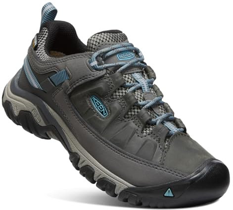 KEEN Damen Targhee 3 Waterproof Wanderschuh, Magnet Atlantic Blue, 38.5 EU