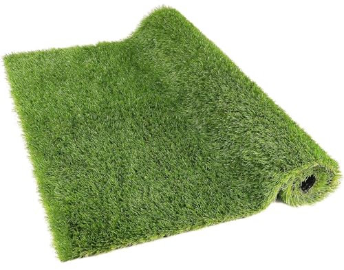 Briconess.com Tappeto Erba Verde Sintetica 20mm Prato Finto a Rotolo Evergreen - Rotolo Altezza 2 mt x 25 mt (50 mq)