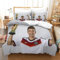 tanzhenning Thomas Müller Bettwäsche 3er Set Mit 3D Bettwäsche-Sets Mikrofaser Bettbezüge, Kinder Bettbezug Set Mit Kissenbezug Single（140x200cm）