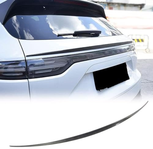 ZanLIn Voiture Becquet Arrière pour Porsche Cayenne SUV 2018-2022, Aile Becquet Coffre Arrière Toit Queue Lèvre Aileron Aile Modification Accessoires