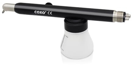 COXO Aluminum Oxide Air Arasion Sandblaster System, 360° Sandblasting without Dead Angles
