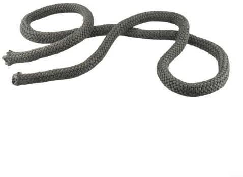 Sello de cuerda de fuego para puerta de estufa de leña, fibra de vidrio, 25 mm de diámetro, 2 metros de longitud para mejorar el sellado y la eficiencia térmica en quemadores de troncos