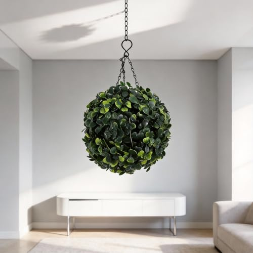 ZWEquipint Luces de bola decorativas alimentadas por energía solar, resistentes a la intemperie, faroles esféricos artificiales con cadena colgante para jardín, patio, decoración de bodas y fiestas