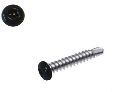 Vis autoperceuses 4,8x25 mm RAL 7016 gris anthracite tête cylindrique Torx par 100