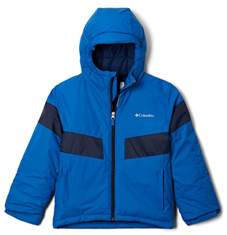 Columbia Youth Boys Lightning Lift II Jacket, Bright Indigo/Collegiate Navy, Large