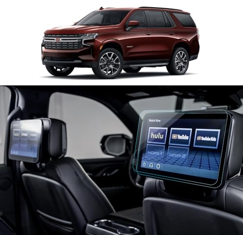 LANTU Suburban Matte Screen Protector for 2021-2026 Chevy Tahoe Suburban & GMC Yukon Denali Accessories 12.6 Inch TV DVD Rear Seat Media Protector Tempered Glass-2PCS
