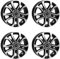4x AUTEC Felgen Alufelgen KISO 7.5x18 ET58 5x118 Schwarz poliert kompatibel mit Fiat Ducato