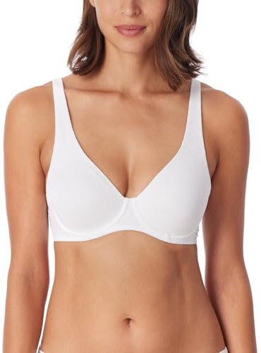 Schiesser Damen Bügel Spacer-Futter-Air BH, Weiss_181129, 80B