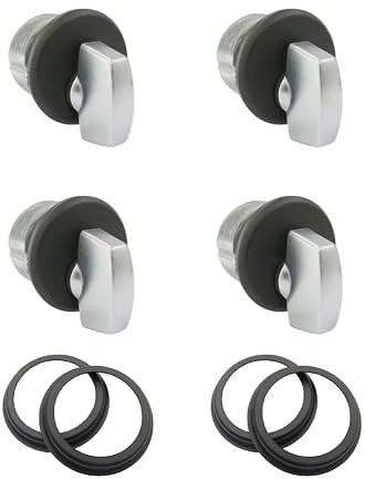 elox Zinc Mortise knob Cylinder for Adams Rite Commercial Storefront Door Lock 4PCs Packed DU Color
