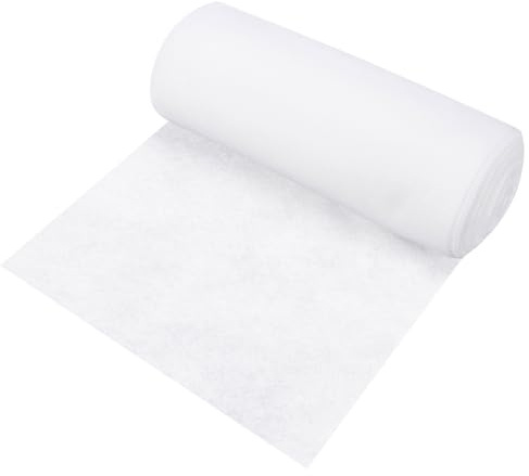 BENECREAT Filtro de ventilación de 10 m x 31 cm, rollo de filtro de aire electrostático, material filtrante blanco para el suelo registro, rejilla, techo HVAC y autocaravana