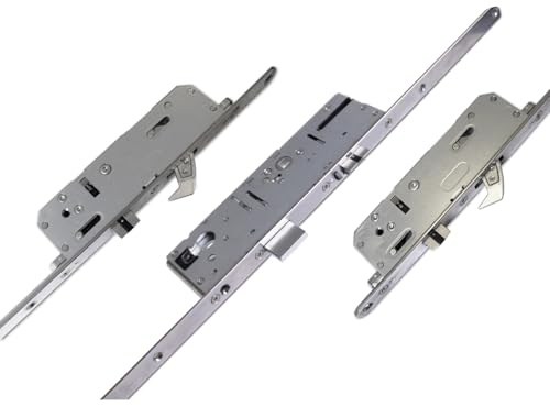 Kooples Hardware SureFire Classic 2 Hook Multi-Point Lock for Composite and Timber Doors – Secure Door Locking System – Fixings Included (Round End, 45mm)