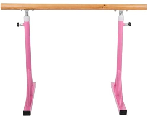 DJSKLDF Barra Ballet Barra de Baile con Soporte Horizontal portátil Ajustable, Poste para Danza(1.0M)