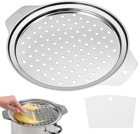 Grattugia per spätzle con raschietto per impasto, in acciaio inox