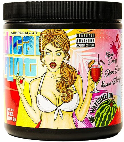 American Supps® PREMIUM Pre Workout Booster [340g] - Wassermelone - 300mg Koffein + Beta Alanin + L Citrullin Malat - ultimativer Pump Booster für Hardcore Fokus