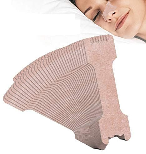 Thapncow 50 unités de patchs nasaux contre le ronflement bandelettes nasales anti-ronflement congestion nasale, taille L