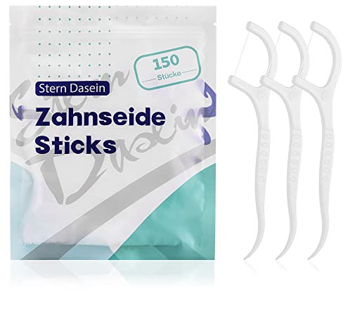 150 Stück Zahnseide von SternDasein,Einweg Zahnseide Zahnpflege Zahnseide Zahnstocher Zahnreinigung zur Entfernung von Plaque und Speiseresten,Zahnreiniger Sticks