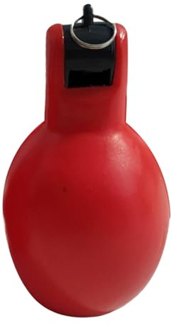 Hand Squeeze Whistles, Red Handheld Whistle Hand Whistle for Coaches Sports for Indoor Outdoor Home Sports