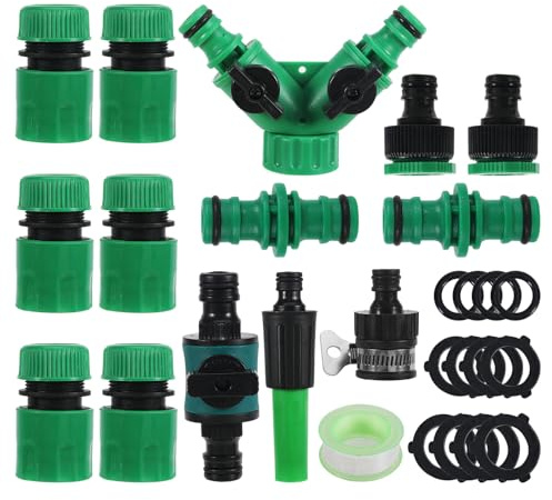 iewrtcin Gartenschlauch Anschluss Schlauchverbinder Set 15 Stück