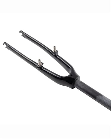 LQVAIPT Forcella anteriore per bicicletta pieghevole in fibra di carbonio 20 16 freno a V, compatibile con mozzo da 74 mm 451 406 305 accessori forcella sospensione (senza segno lucido)